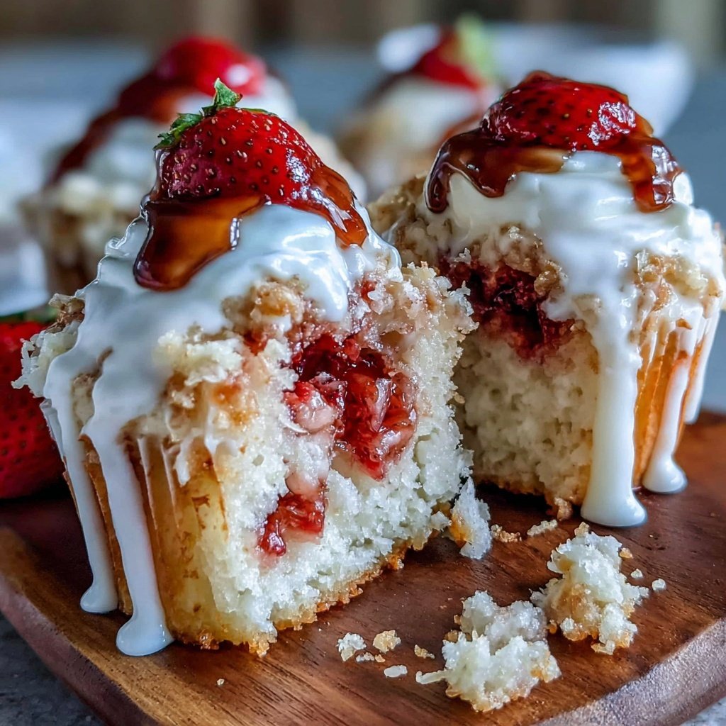 Strawberry Shortcake Cupcake Bites