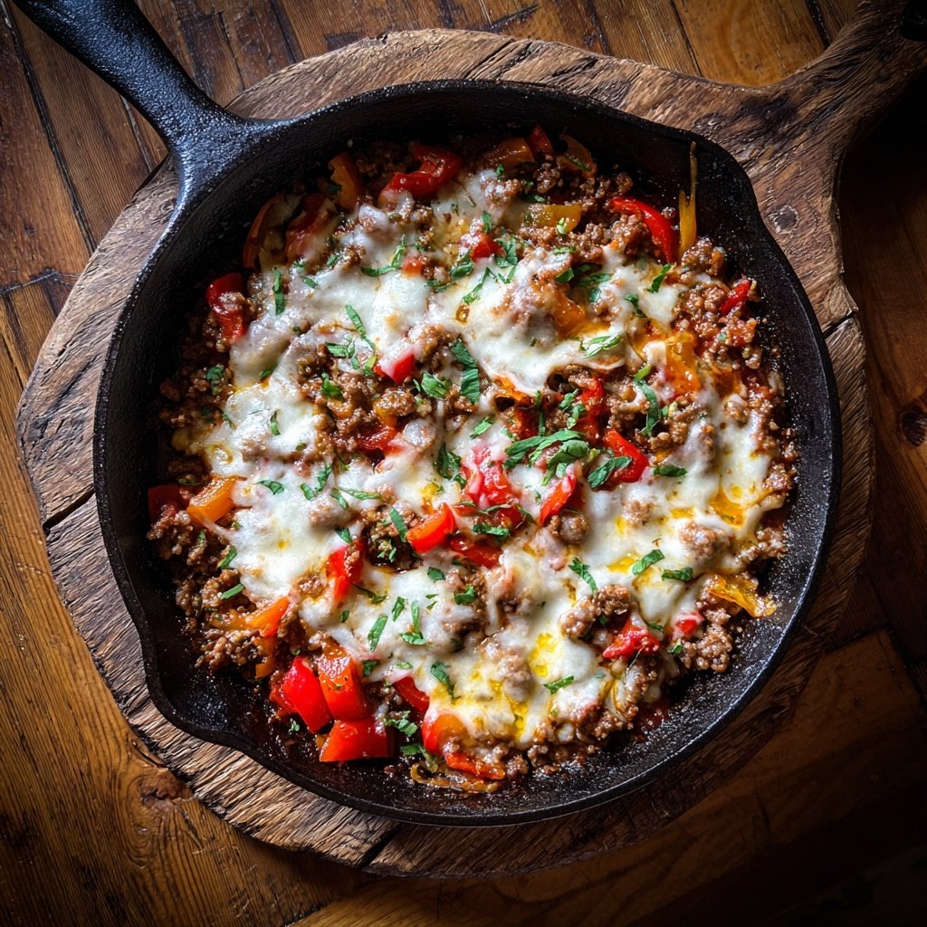 Hamburger Meat Shepherd Style Skillet