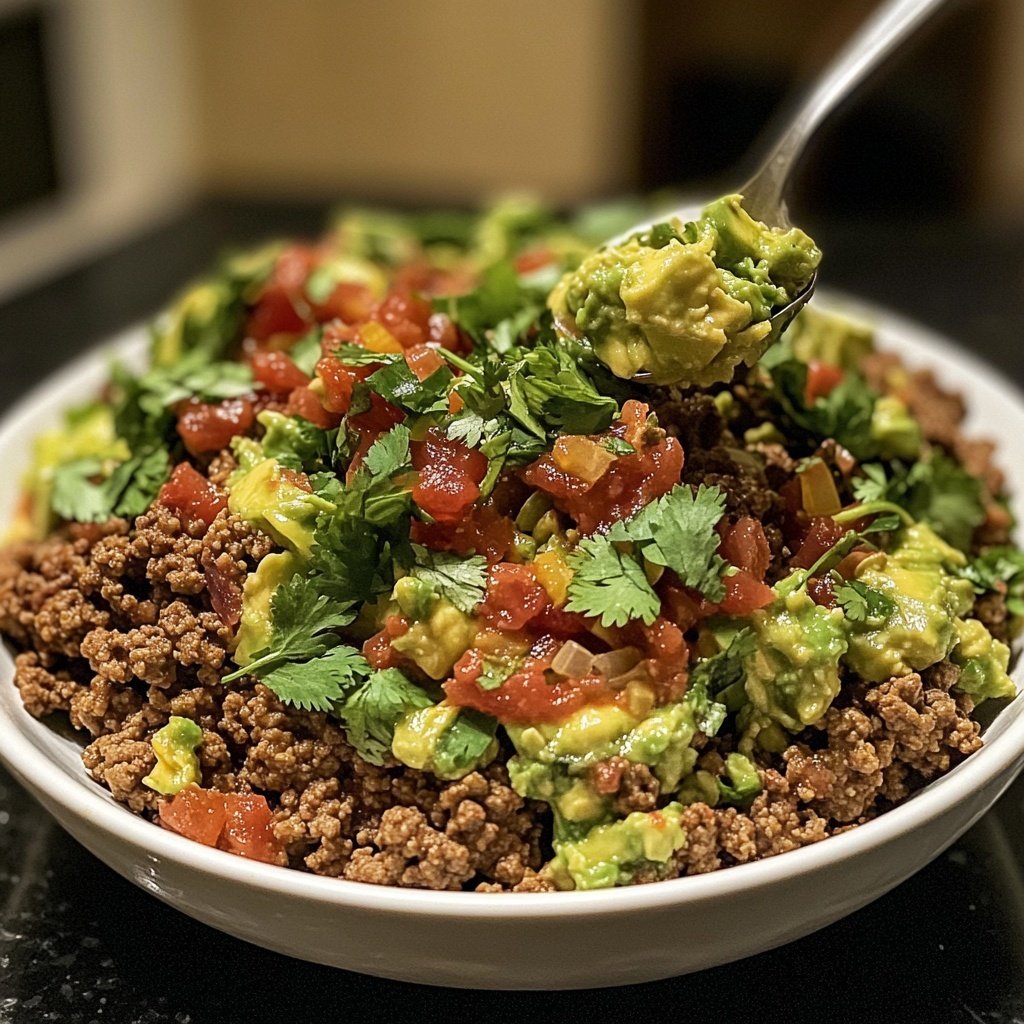 Ground Beef Burrito Bowls