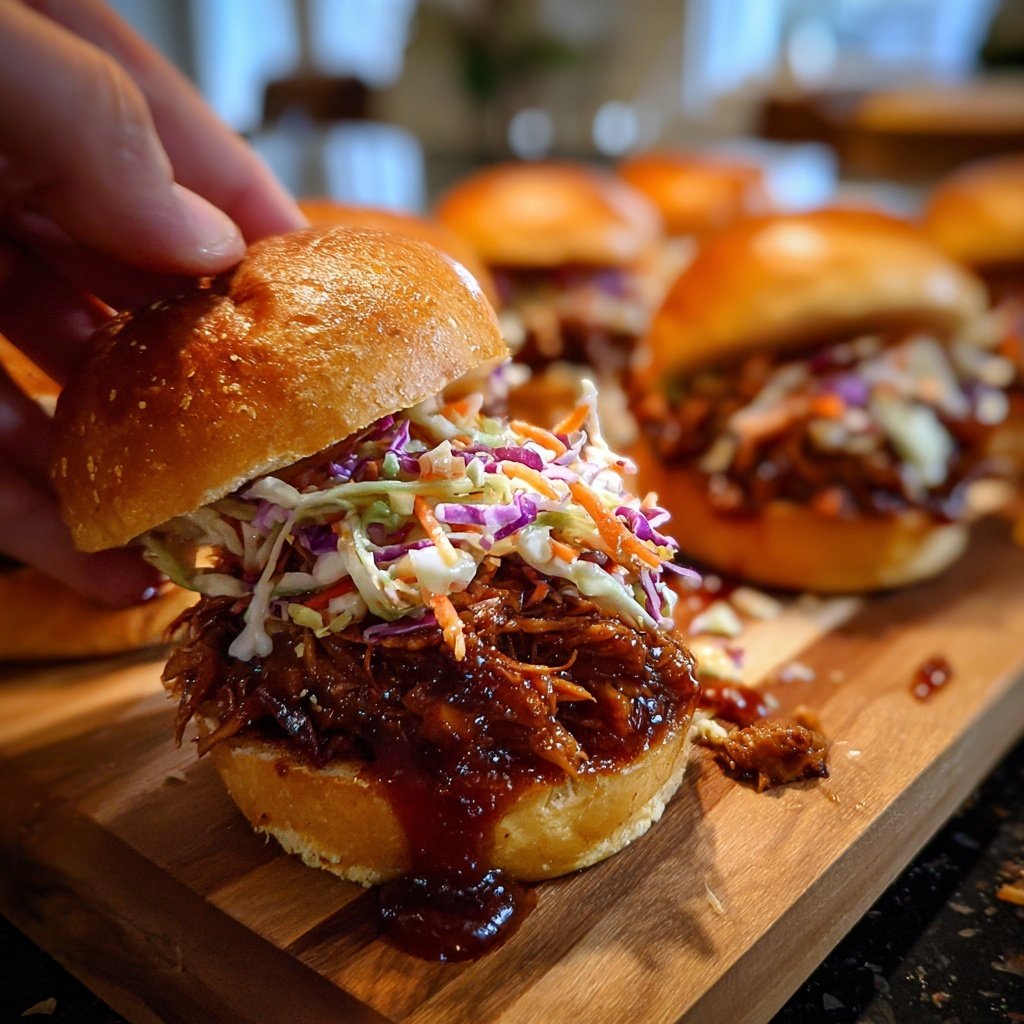 Easy BBQ Jackfruit Sliders