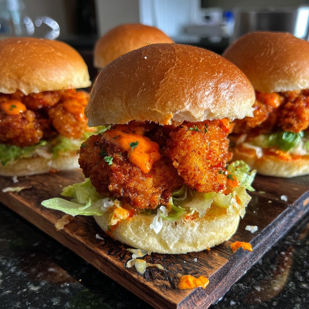 Sliders with Buffalo Cauliflower
