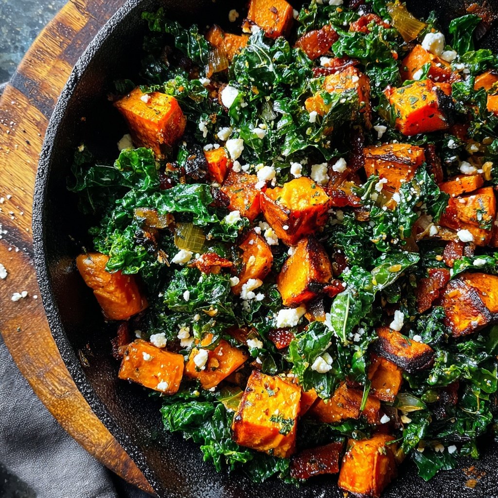 Sweet Potato Kale Skillet