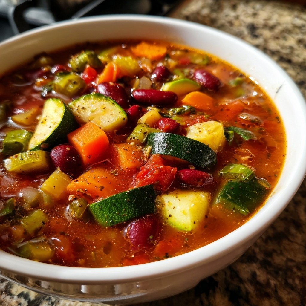 Healthy Crockpot Minestrone