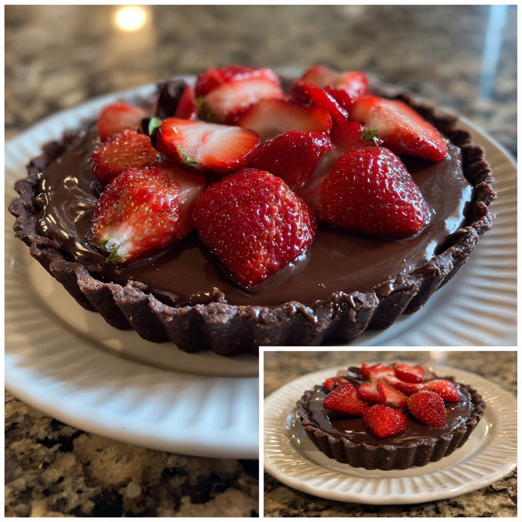 Chocolate Strawberry Tart
