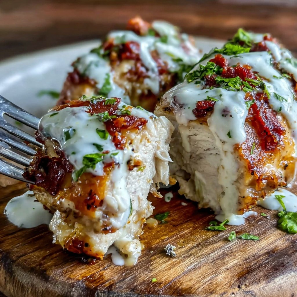 Healthy Chicken With Yogurt Garlic Sauce