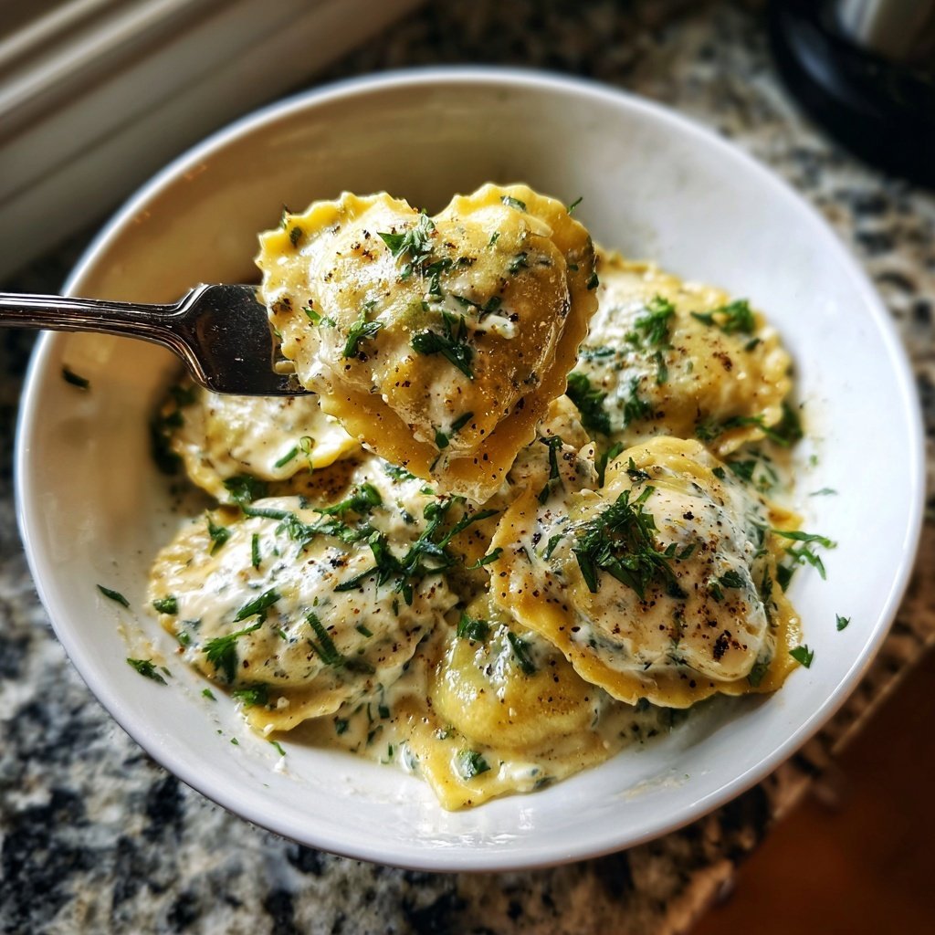 Heart-Shaped Ravioli with Ricotta and Herbs