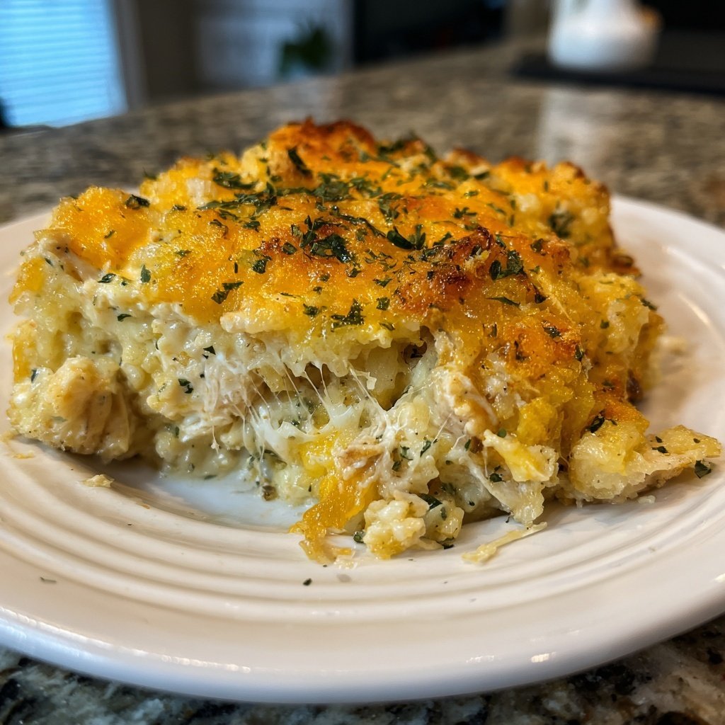 Creamy Chicken And Rice Casserole