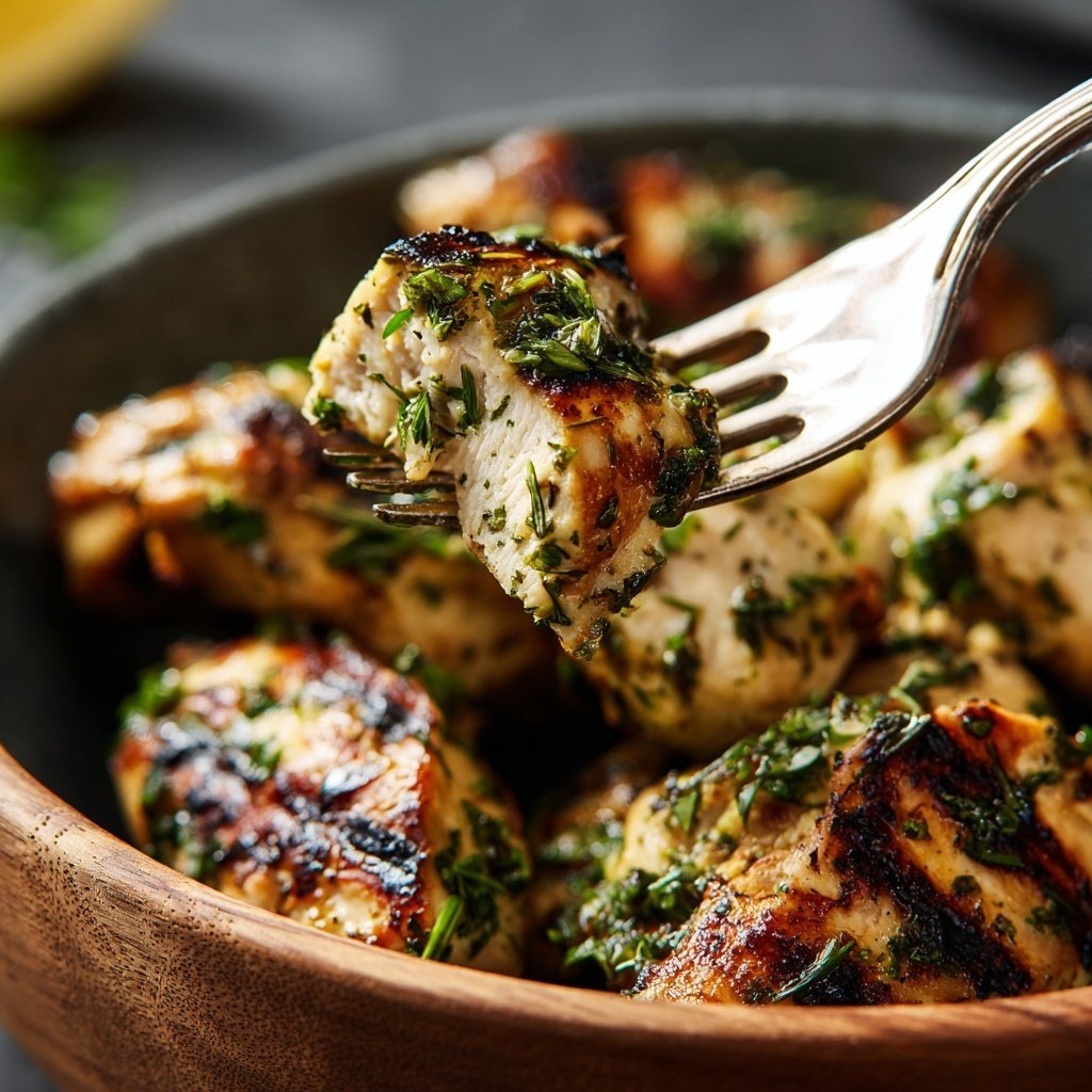 Grilled Lemon Herb Chicken Bowl