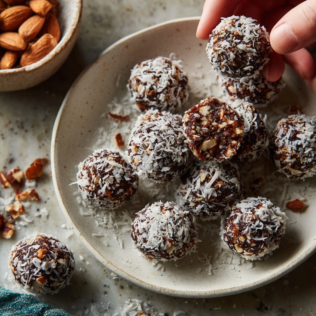 Chocolate Coconut Almond Snack Bites