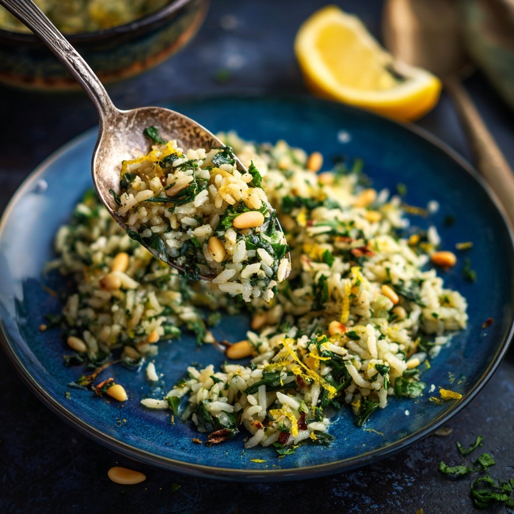 Mediterranean Spinach Rice