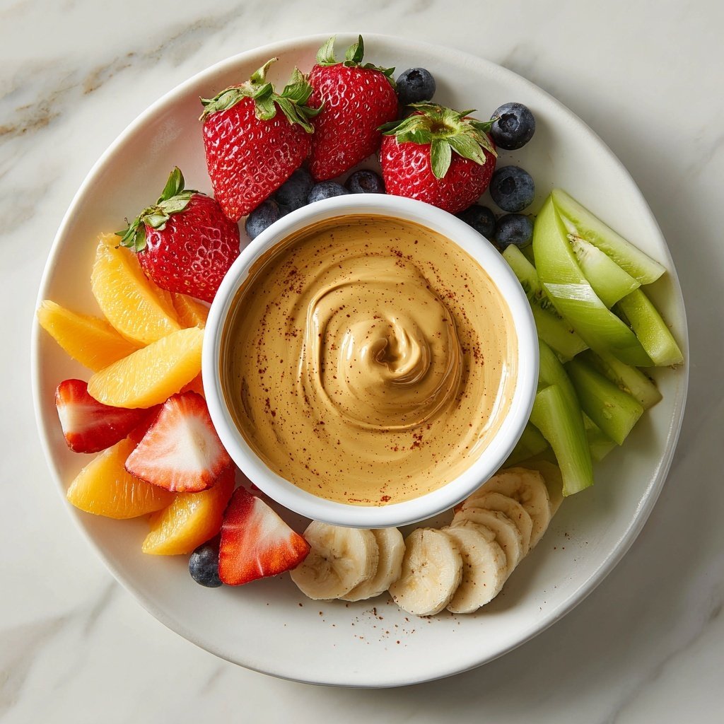 Healthy Peanut Butter Yogurt Dip