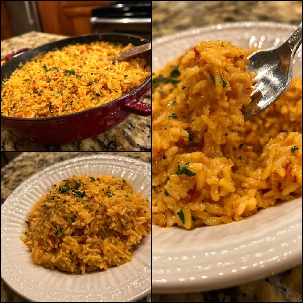 Creamy Tomato Rice with Herbs