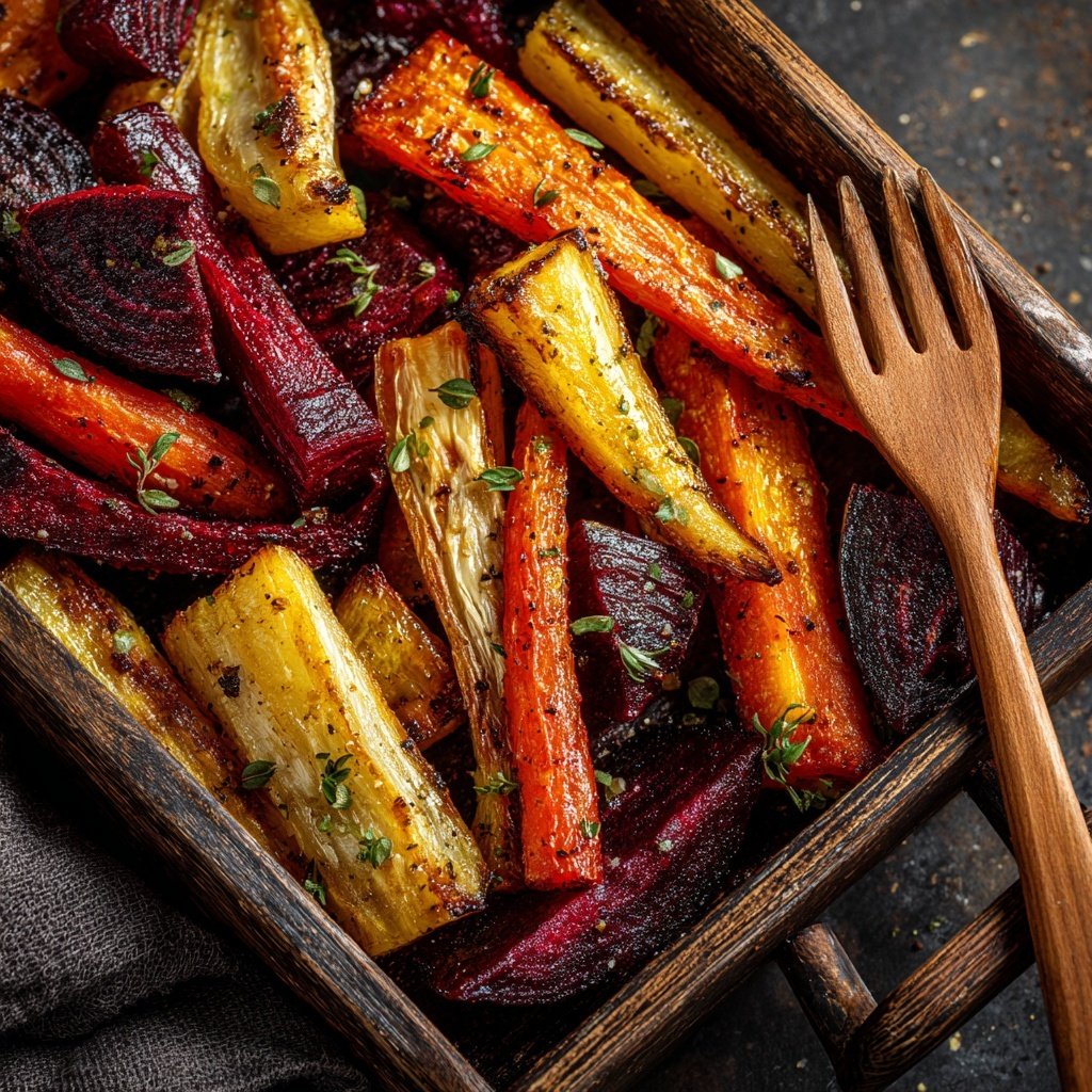 Herb Roasted Root Veggie Tray